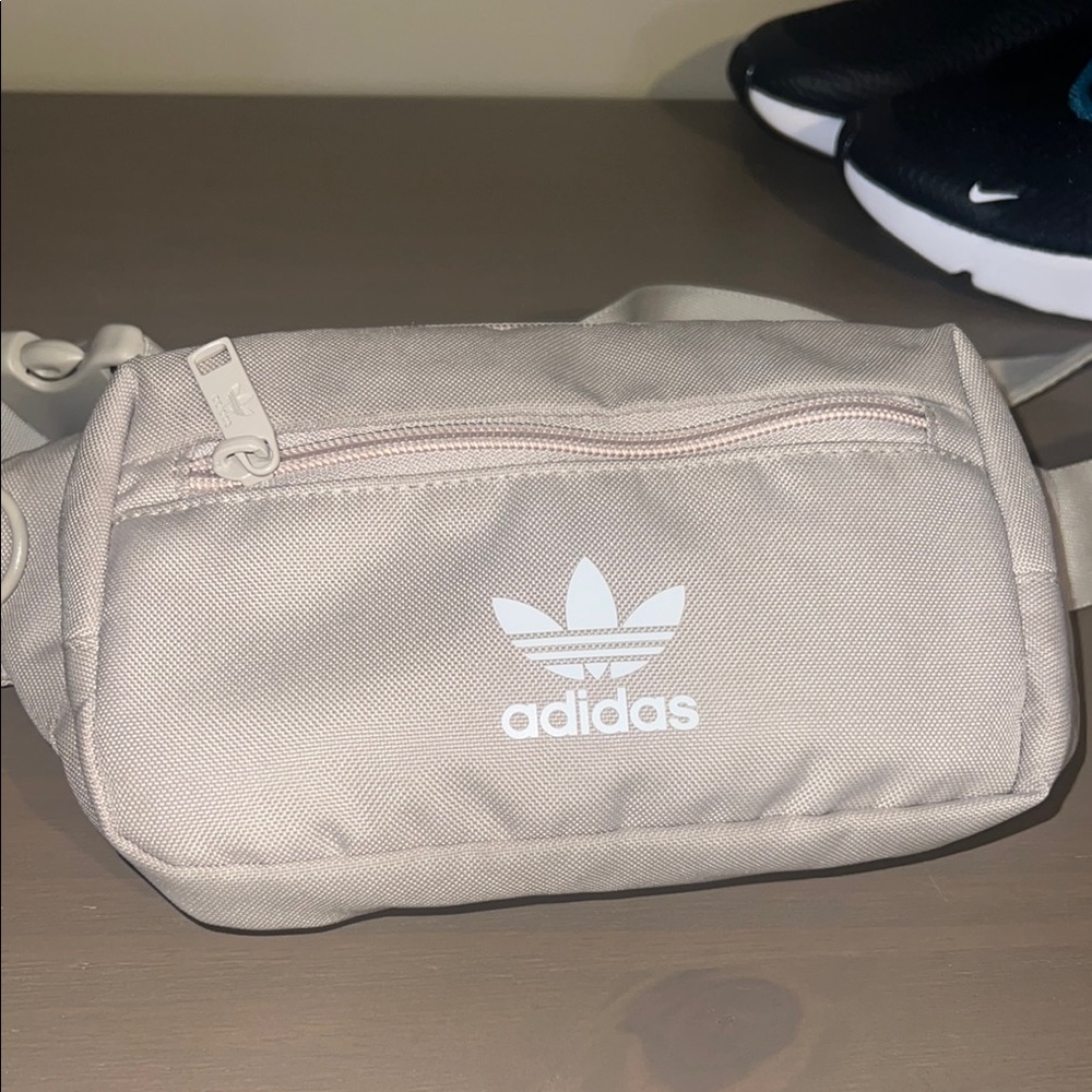 Adidas Tan Belt Bag with Trefoil Logo